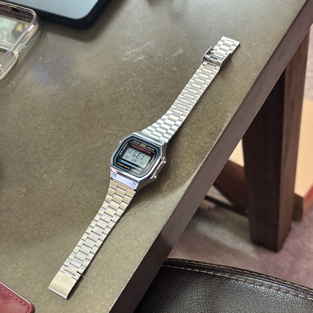 Casio Silver Digital Smartwatch